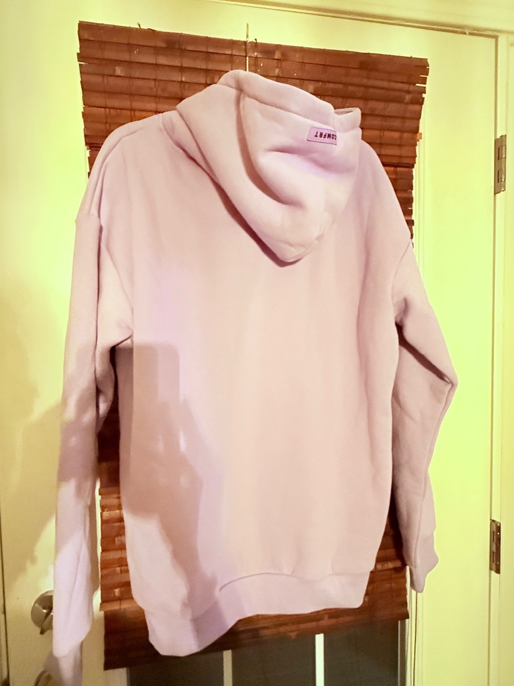 Comfrt Pastel Lilac Cozy Hoodie - Women's Relaxed Pullover, Sz L, nwt!๐ - Picture 5 of 7